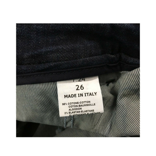 7.24 jeans donna skinny vita regolare con zip mod KAROL MADE IN ITALY
