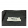 ALPHA STUDIO men's cardigan titanium color mod AU-7090E 100% cotton