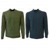 ALPHA STUDIO men's sweater with collar mod AU-7010CS 100% cotton