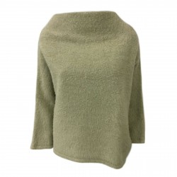 BKØ women's sweater mod DD18422 63% cotton 32% wool 5% elastane MADE IN ITALY