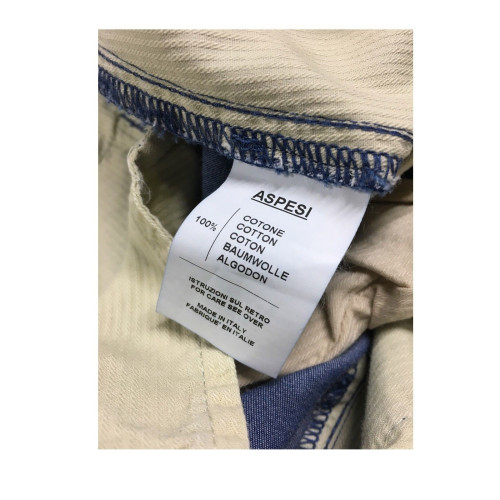 ASPESI man light denim trousers mod CP78 6191 PERKINS 100% cotton MADE IN ITALY