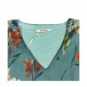LA FEE MARABOUTEE woman dress lined color sage mod FB7291 MADE IN ITALY