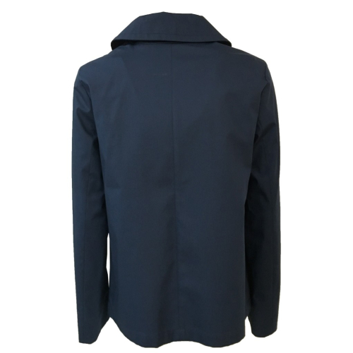 MACKINTOSH blue  woman jacket model Fullarton MADE IN SCOTLAND