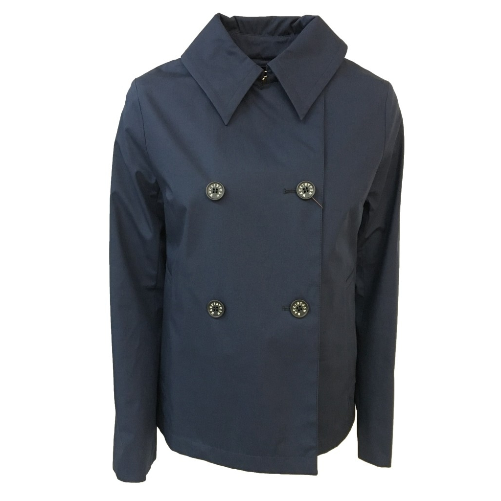 MACKINTOSH giaccone donna modello FULLARTON blu MADE IN SCOTLAND MACKINTOSH giaccone donna modello FULLARTON blu MADE IN SCOTLAND