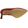 ELLEMME décolleté woman covered heel 10 cm 100% suede MADE IN ITALY