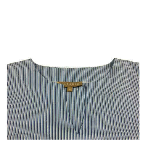 HUMILITY 1949 camicia donna righe azzurro mod HA8087 100% cotone MADE IN ITALY