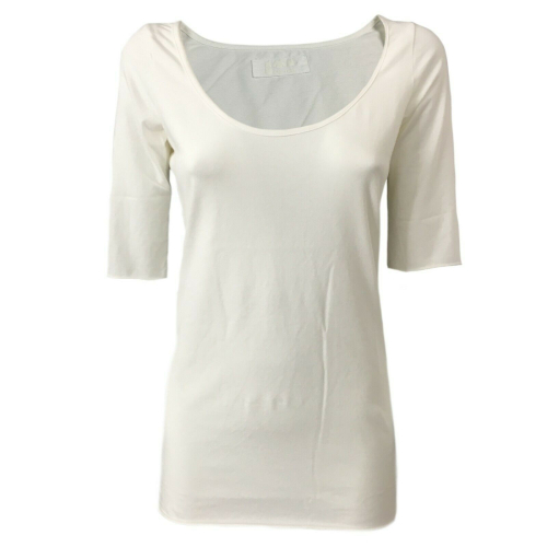 LABO.ART women's t-shirt  mod MARGEAUX JERSEY 94% cotton 6% elastane MADE IN ITALY