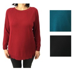 ELENA MIRÒ maglia donna bordeaux 55% lana 45% viscosa