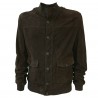 D'AMICO blue man jacket mod NEW AMAN DGU0255 100% leather