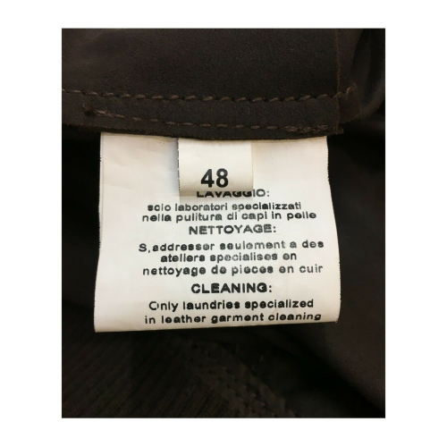 D'AMICO blue man jacket mod NEW AMAN DGU0255 100% leather