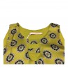 LA FEE MARABOUTEE blusa donna senza manica giallo mod FB7415 MADE IN ITALY