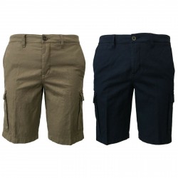 FERRANTE bermuda man mod 41U13102 cotton and linen MADE IN ITALY