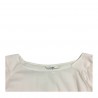 SOPHIE blusa donna ecru cotone manica lunga art 8430 SOLE MADE IN ITALY