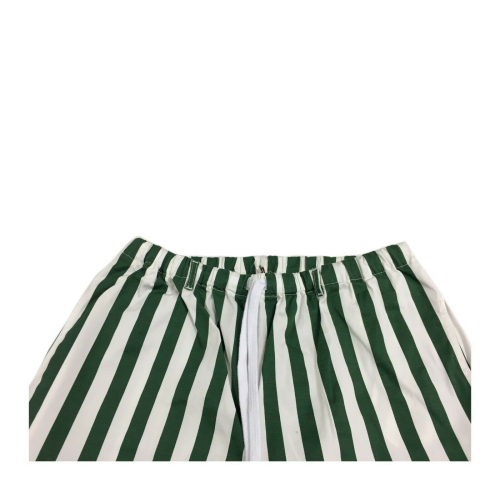 BKØ linea MADSON pantalone uomo righe verde/bianco mod DU19116 MADE IN ITALY