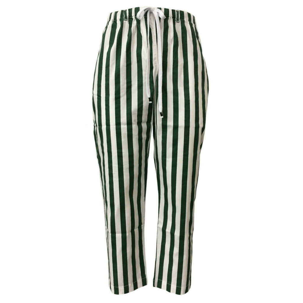 BKØ MADSON trousers man green/white art DU19116 MADE IN ITALY