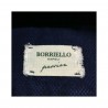 BORRIELLO NAPOLI camicia uomo blu lavato operato 8097 100% cotone MADE IN ITALY