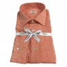 BORRIELLO NAPOLI man shirt long sleeve 100% linen MADE IN ITALY