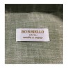 BORRIELLO NAPOLI camicia uomo manica lunga 100% lino fiammato MADE IN ITALY