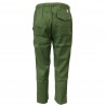 BKØ linea MADSON pantalone uomo lino verde con elastico DU19128 MADE IN ITALY