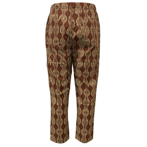 BKØ linea MADSON pantalone uomo fantasia con elastico art DU19118 MADE IN ITALY