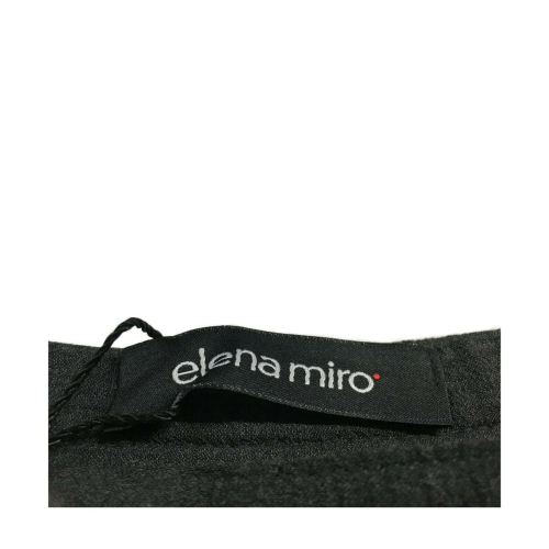 ELENA MIRO' gonna donna lunga antracite elastico dietro e zip laterale