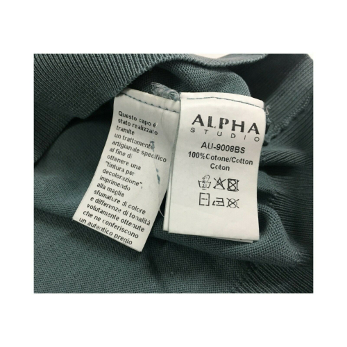 ALPHA STUDIO men's polo art AU-9008BS 100% cotton