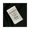 ALPHA STUDIO blusa donna nero con spacchi laterali 100% viscosa art AD-1502C