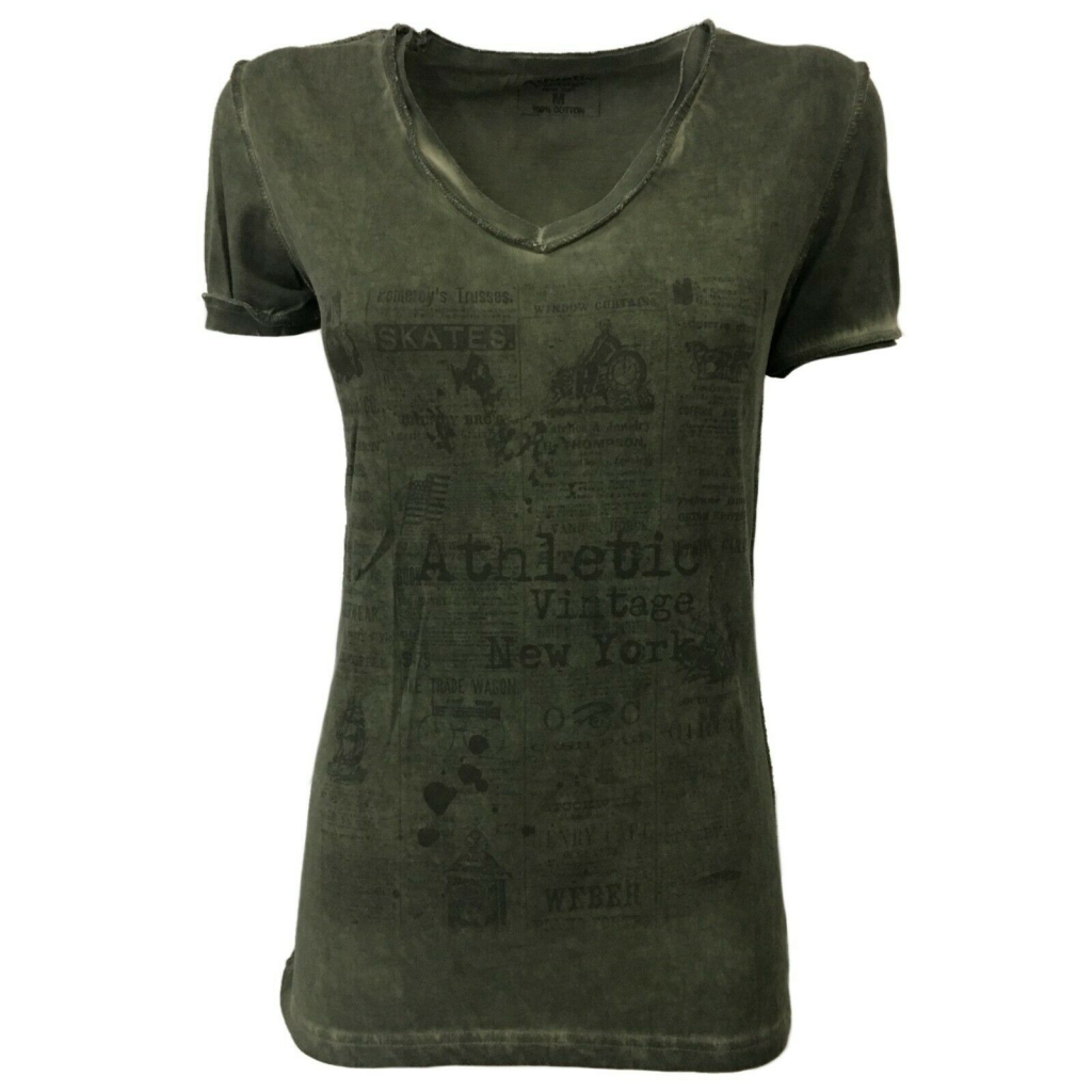 ATHLETIC VINTAGE NEW YORK t-shirt woman short sleeves 100% Cotton MADE IN ITALY ATHLETIC VINTAGE NEW YORK t-shirt woman short sleeves 100% Cotton MADE IN ITALY
