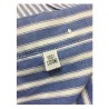 BRANCACCIO camicia uomo button-down azzurro/bianco  NICOLA GOLD con taschino