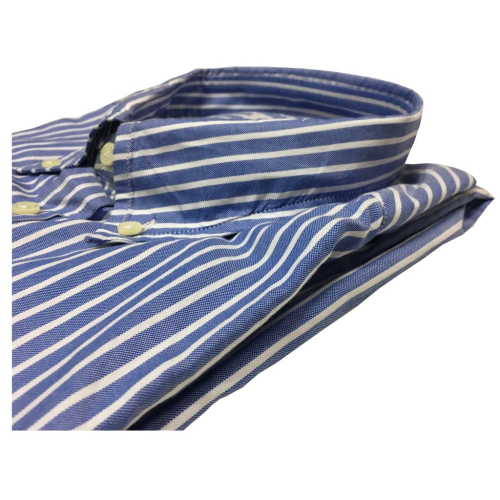 BRANCACCIO camicia uomo button-down NICOLA GOLD con taschino