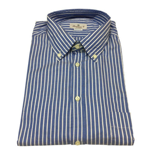 BRANCACCIO button-down man shirt NICOLA GOLD with pocket