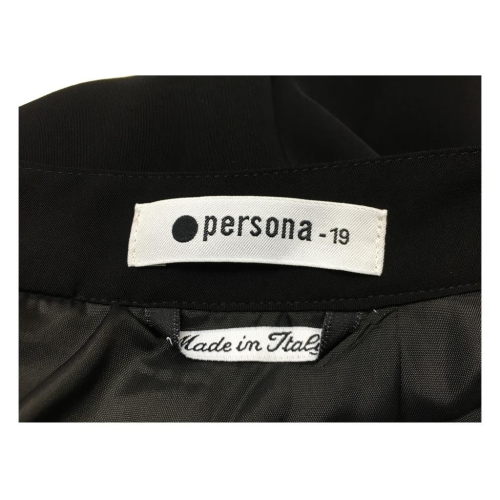 PERSONA by Marina Rinaldi woman skirt black mod VALDOR 100% polyester MADE IN ITALY