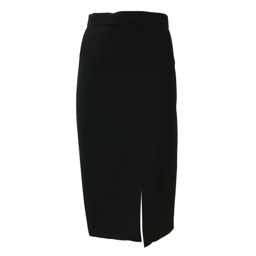 PERSONA by Marina Rinaldi woman skirt black mod VALDOR 100% polyester MADE IN ITALY