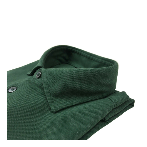 FERRANTE men's polo bordeaux  long sleeve mod 31611 94% cotton 6% elastane MADE IN ITALY