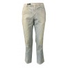 Pantaloni Uomo REDS a righe stile used particolari dipinti 100% cotone, MADE IN ITALY