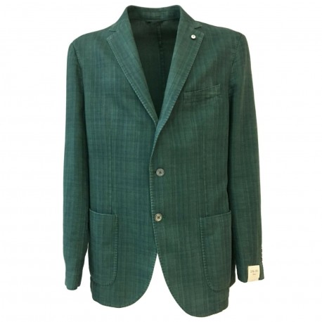 LUBIAM 1911 unlined jacket man square green