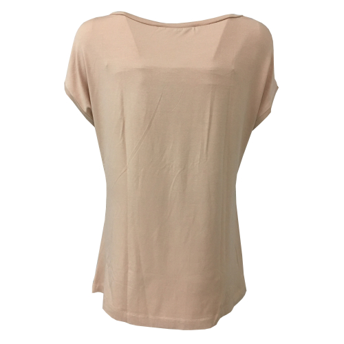 T-shirt Donna maniche corte LA FEE MARABOUTEE in tessuto + jersey modello W7367