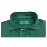 DELLA CIANA long sleeved polo shirt with pocket mod. 43370L Blue Emporio 100% cotton MADE IN ITALY