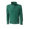 DELLA CIANA long sleeved polo shirt with pocket mod. 43370L Blue Emporio 100% cotton MADE IN ITALY