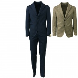 L.B.M. 1911 man suit Slim fit trousers + jacket art 3875 97% cotton 3% elastane