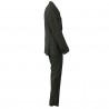 LUIGI BIANCHI MANTOVA man suit gray trousers + jacket art 3301 100% wool MADE IN ITALY regular slim