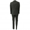 LUIGI BIANCHI MANTOVA man suit gray trousers + jacket art 3301 100% wool MADE IN ITALY regular slim