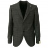 LUIGI BIANCHI MANTOVA man suit gray trousers + jacket art 3301 100% wool MADE IN ITALY regular slim