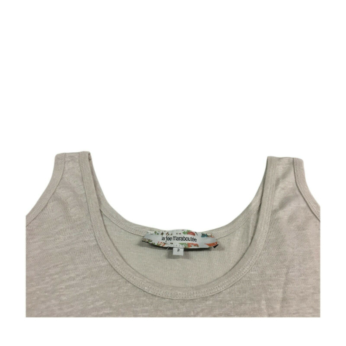 LA FEE MARABOUTEE Woman t-shirt 100% linen mod FA3115