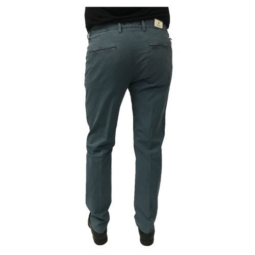 ZANELLA pantalone uomo colore moro vestibilita' slim mod HORSE/M 96% cotone 4% elastan