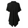 ALPHA STUDIO Woman half sleeve shirt AD-6473B 98% cotton 2% elastane