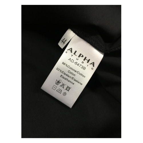 ALPHA STUDIO Camicia Donna mezza manica AD-6473B 98% cotone 2% elastan