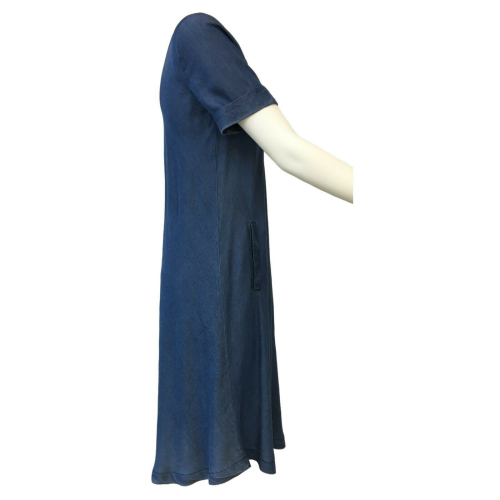 ETiCi woman dress sleeveless denim art A1/9446 100% lyocell MADE IN ITALY