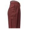 HUMILITY 1949 woman trousers  bordeaux 100% linen MADE IN ITALY