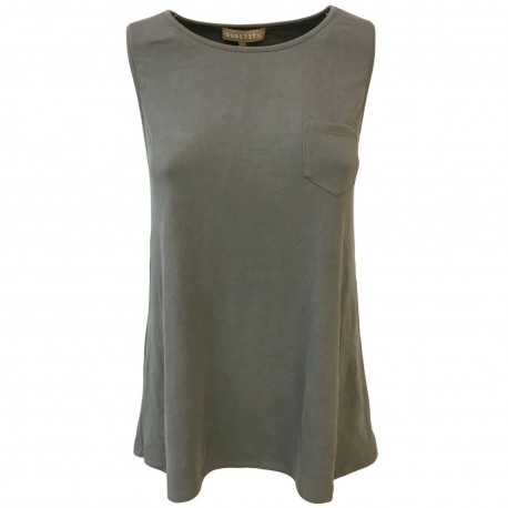 HUMILITY 1949 Canotta donna modal con taschino art HA8136 MADE IN ITALY